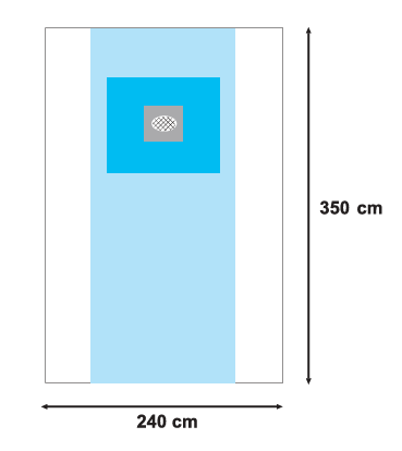 Coverline Покриття для імплантування кардіостимулятора 240х350см